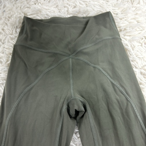 Lululemon Get Centred High Rise Crop 21" Grey Sage - Picture 2 of 5